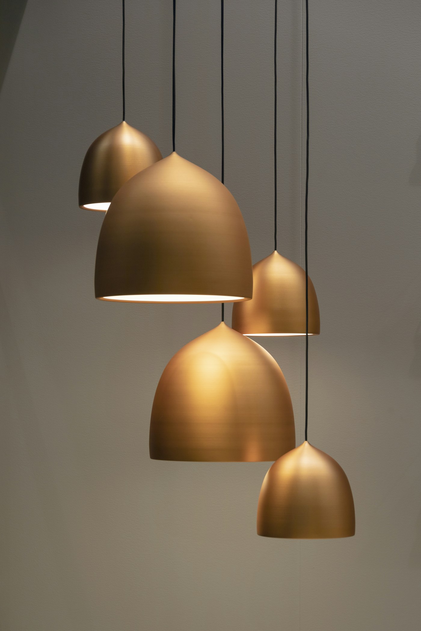 Vegglampe Messing